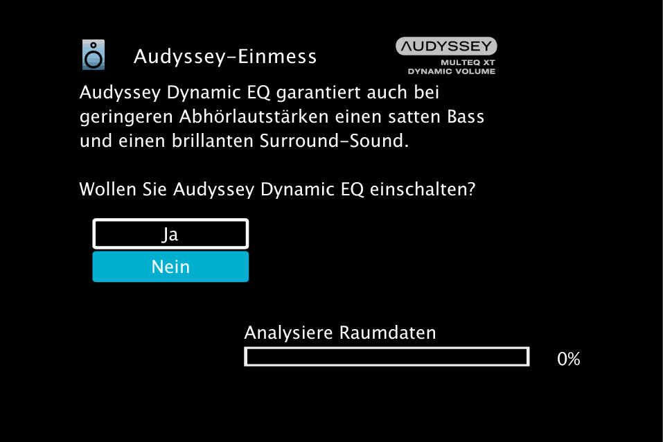 GUI AudysseySetup12a MultEQ XT